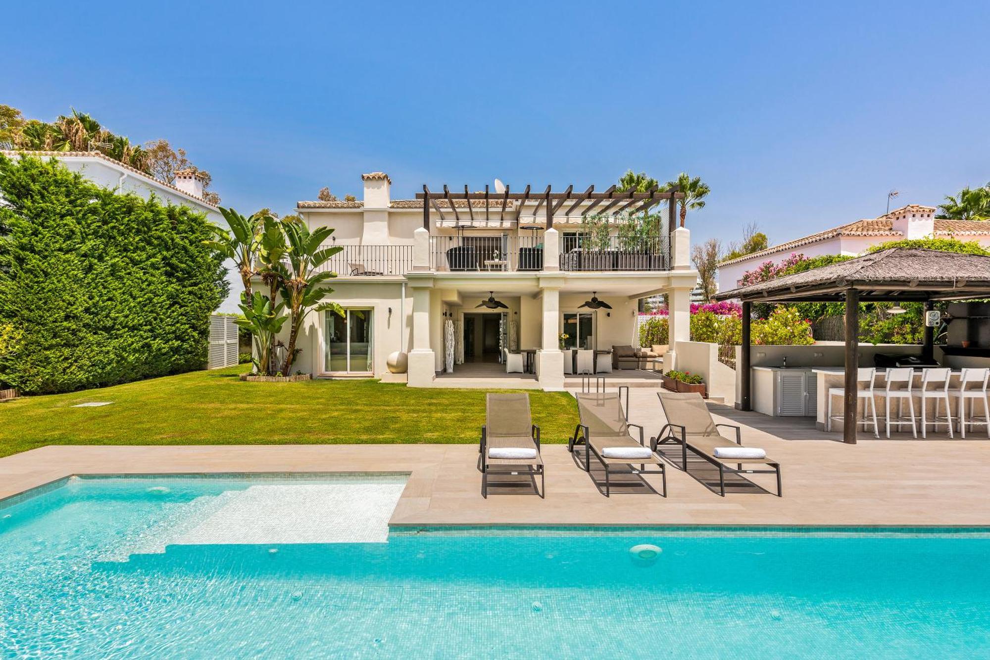 Villa New Zacaluca Pool Sauna & Gym - Happy Rentals Marbella Eksteriør bilde