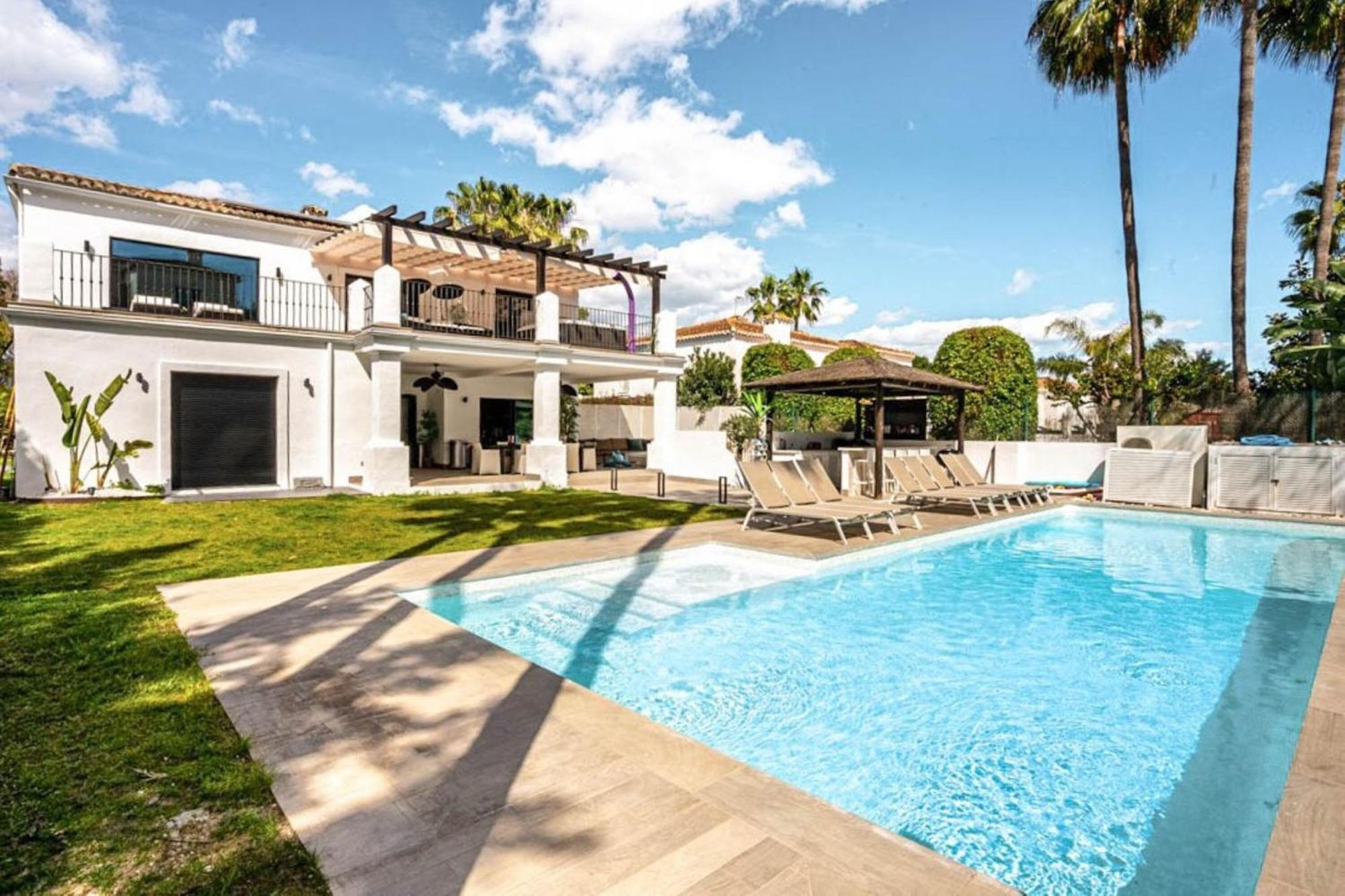 Villa New Zacaluca Pool Sauna & Gym - Happy Rentals Marbella Eksteriør bilde